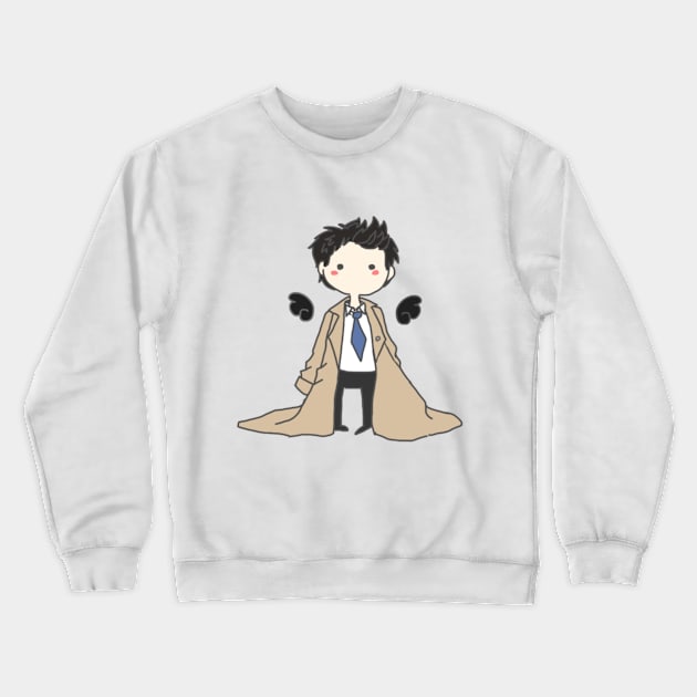 Lil' Cas Crewneck Sweatshirt by SiobhanAislinn